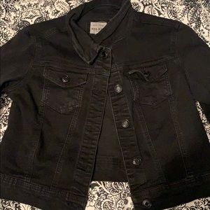 Black jean jacket